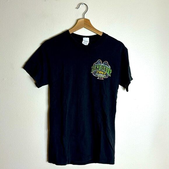Daytona beach 71st annual bike week graphic T-shirt shamrocks st patty day small - Picture 2 of 10